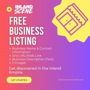 Free business listing package for Inland Empire businesses from Inland Scene™