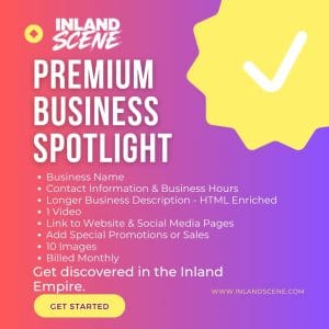 Premium Business Spotlight listing package for Inland Empire businesses from Inland Scene™