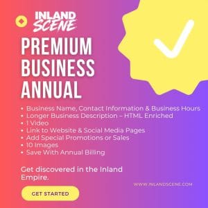 Annual Premium Business Spotlight listing package for Inland Empire businesses from Inland Scene™