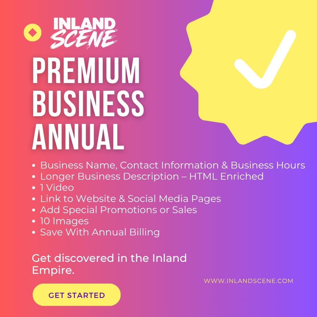 Annual Premium Business Spotlight listing package for Inland Empire businesses from Inland Scene™