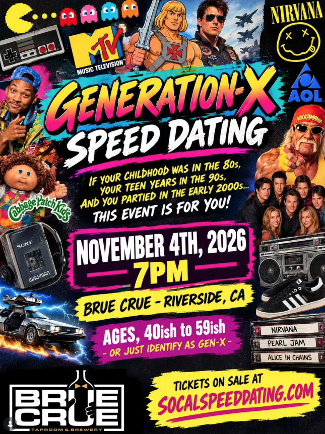generation x speed dating